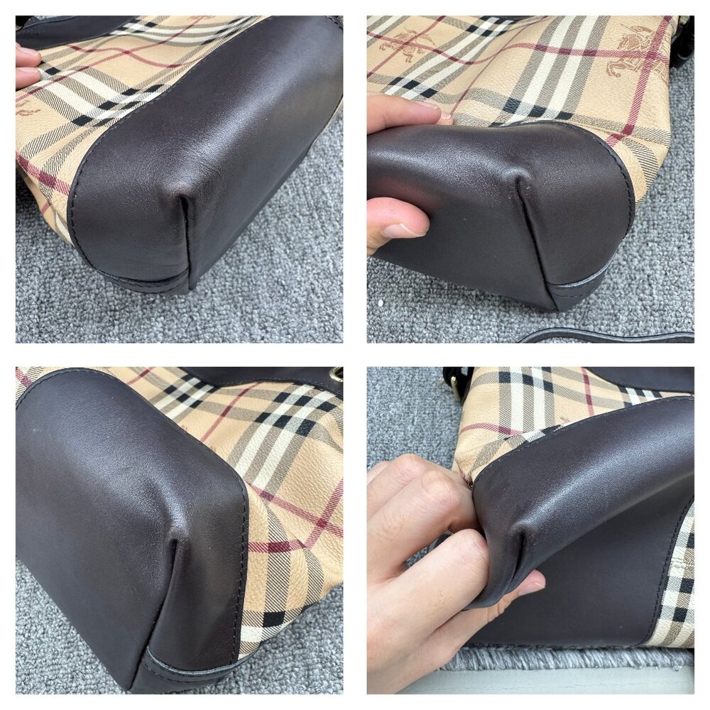Burberry Leather Hand Bag 475-073125 - Picture 6 of 14